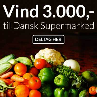 Vind 3000 kr. til Dansk Supermarked